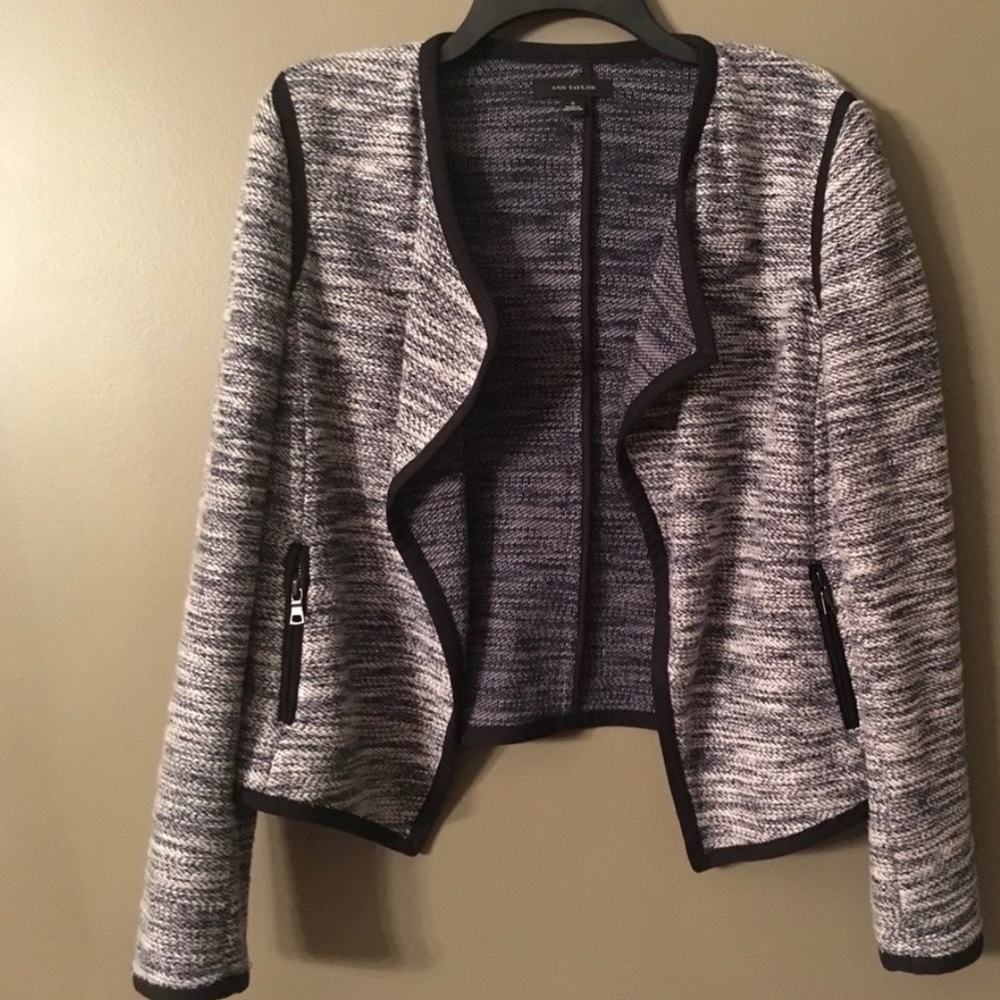 Ann Taylor sweater blazer